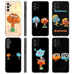 Gumball And Darwin Case For Samsung A13 A22 A24 A32 4G A14 A23 A25 A34 A52S A53 A54 A73 5G A11 A12 A31 A33 A50 A51 A70 A71 A72