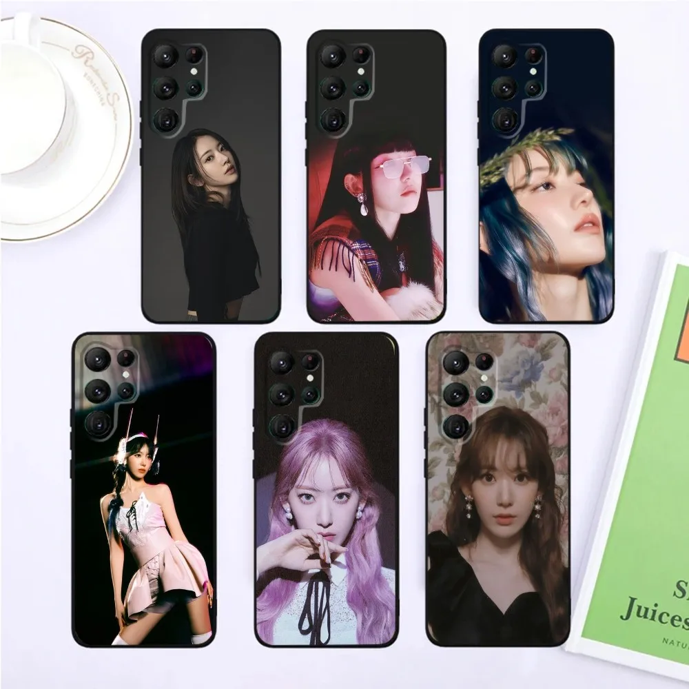 M-Miyawaki Sakura Phone Case For SamsungS24,S23,S22,S21,Ultra Pro S10,S30Plus,S9,20lite Black Cover