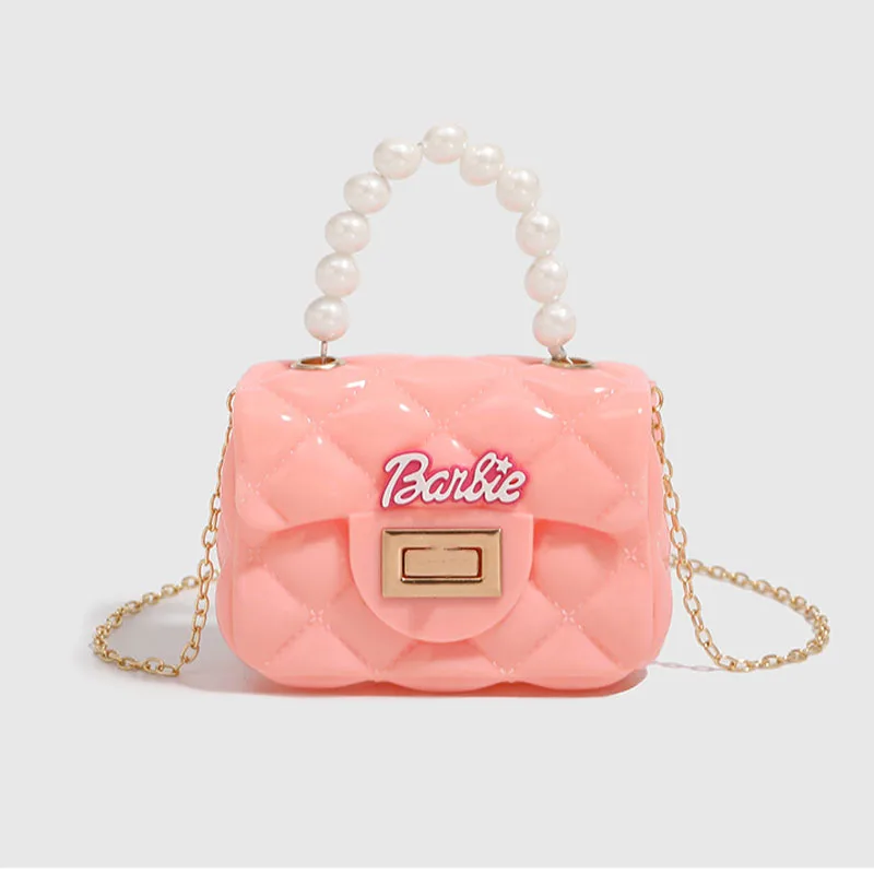 Barbie Chain Handbag Trend Woman Mini Messenger Bag Lipstick Coin Bag Fashions Ladies Shoulder Purse Girl Birthday Present