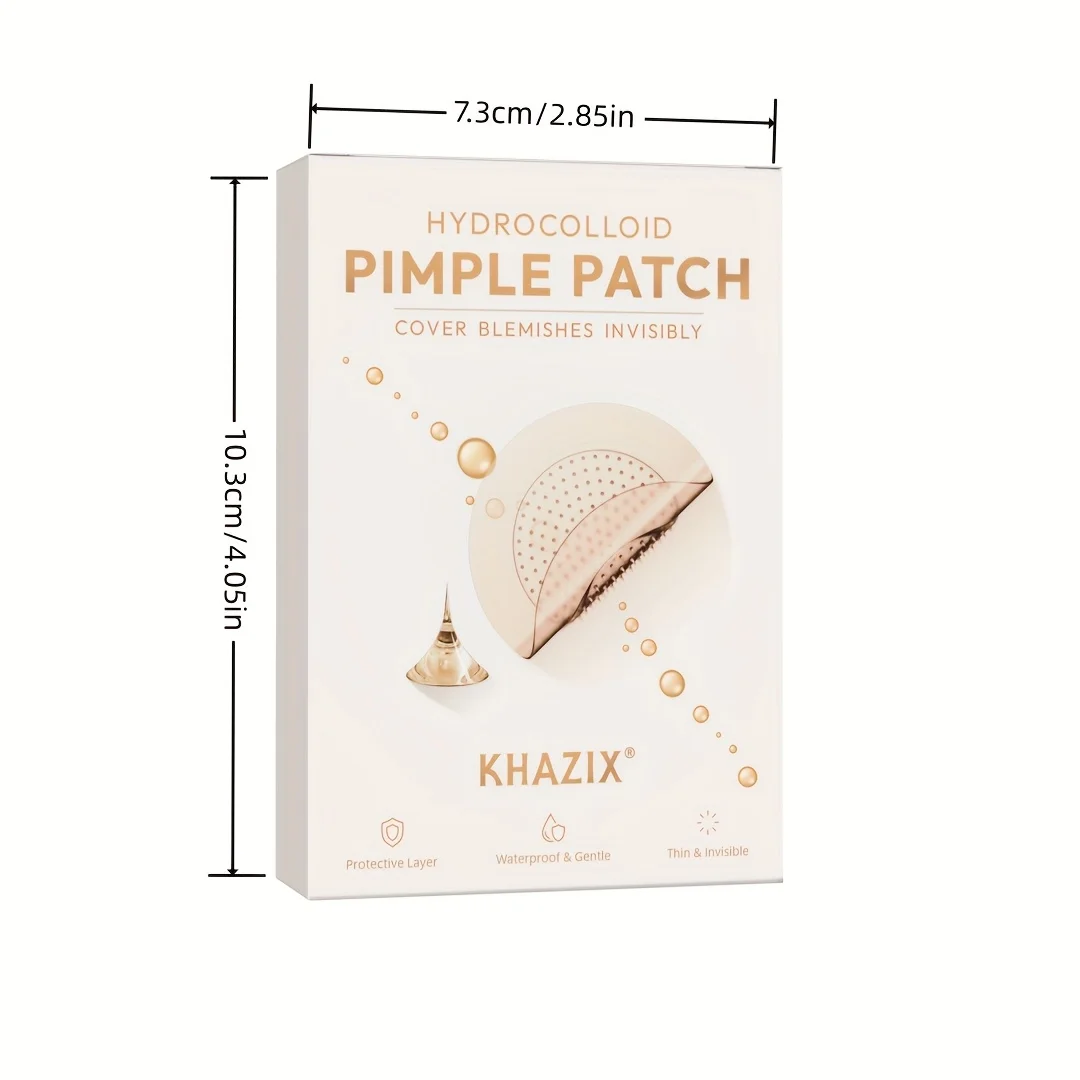 372PCS Hydrocolloid Acne Patch | Perfect for covering acne and blemishes |Comes with 10PCS cleansing cotton swabs |Deeply cleans