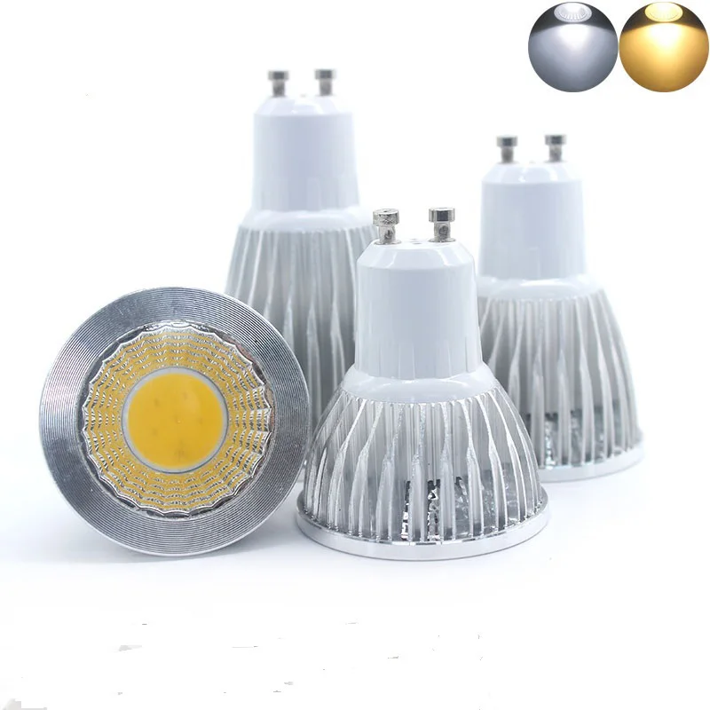 

Super Bright GU10 COB LED Spotlight 9W 12W 15W LED Bulb AC85-265V COB LED Bulb GU10 LED Lamp Warm White/Cold White Spotlight