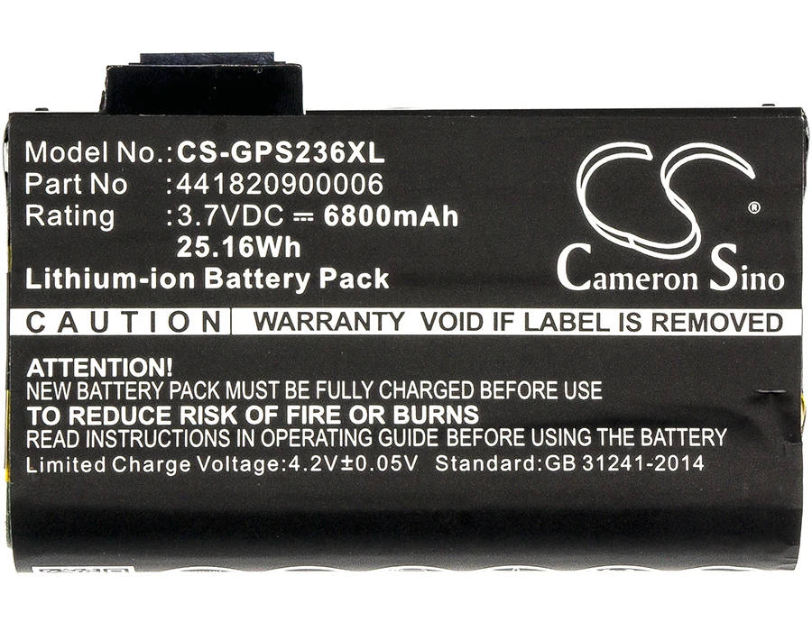 Barcode Scanner  Battery For AdirPro 441820900006   Getac 441820900006 Nautiz 441820900006 Sokkia 60991 Topcon 60991