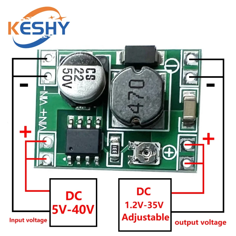 XL1509 Step-Down Module Output Voltage Can be Adjusted from 5V~40V to 1.2~35V DC-DC Buck Converter Output Voltage Adjustable