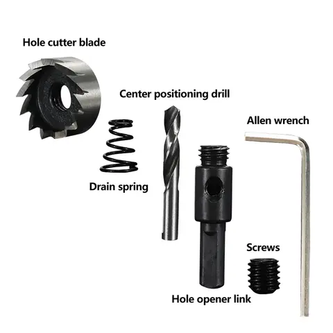 XCAN 7-पीस HSS मेटल होल सॉ किट 16mm-25mm, हार्ड मेटल प्लास्टिक वुड आयरन ड्रिल के लिए टंगस्टन कार्बाइड होल कटर 6 best sales छेद काटने वाला - №5