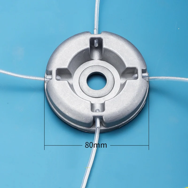 Universal Aluminum Alloy Lawn Mower Head Lawn Mowing Linefor Gardening Tools Lawn Mower Weed Head Replacement Accessories