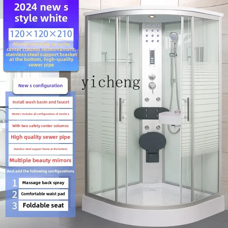 D9- integral shower room bathroom integrated bath room steam room shower overall