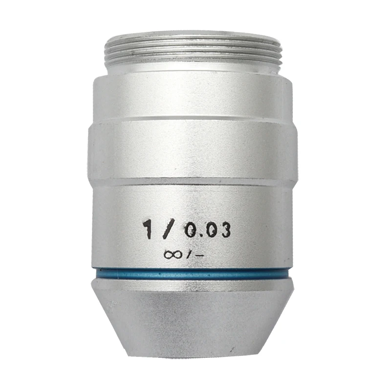 Objective Lens Microscope Low Magnification Objective Lens 1x 2x Infinity Objective Lens Professional Microscope Accessories