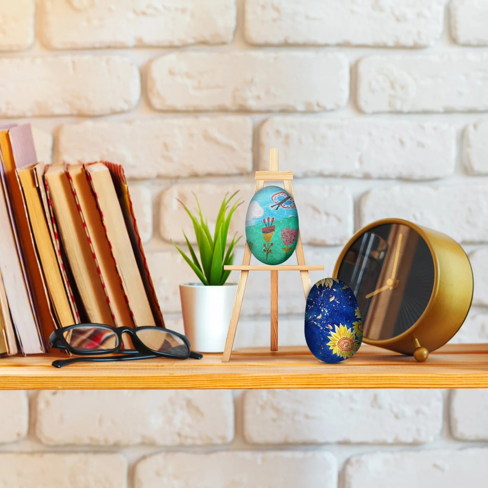 

20 Pcs Painting Stone Smooth Natural River Rocks Grey Flat Pebbles For Crafts Kids Supplies Creative Project