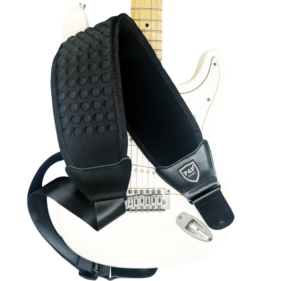 P&P 3D Sponge Guitar Strap Belt Breathable Comfortable Adjustable Acoustic Guitar Padded Straps Electric Guitar Strap Bass Belt