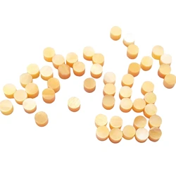 50PCS Mother of Pearl Guitar Marker Dot Inlay Fingerboard Luthier Yellow