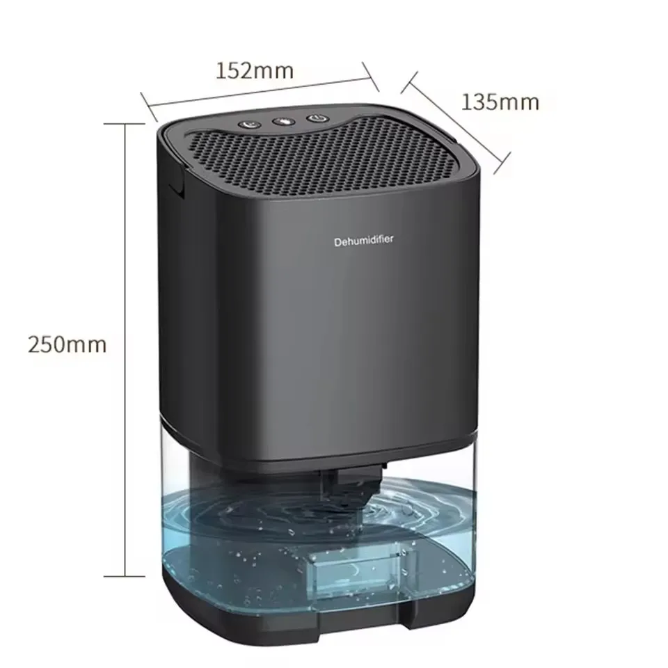 Mi Dehumidifer 1000ml Water Tank 2 in 1 Quiet Moisture Absorbers With Basic Air Filter Air Dehumidifier Home Room Kitchen