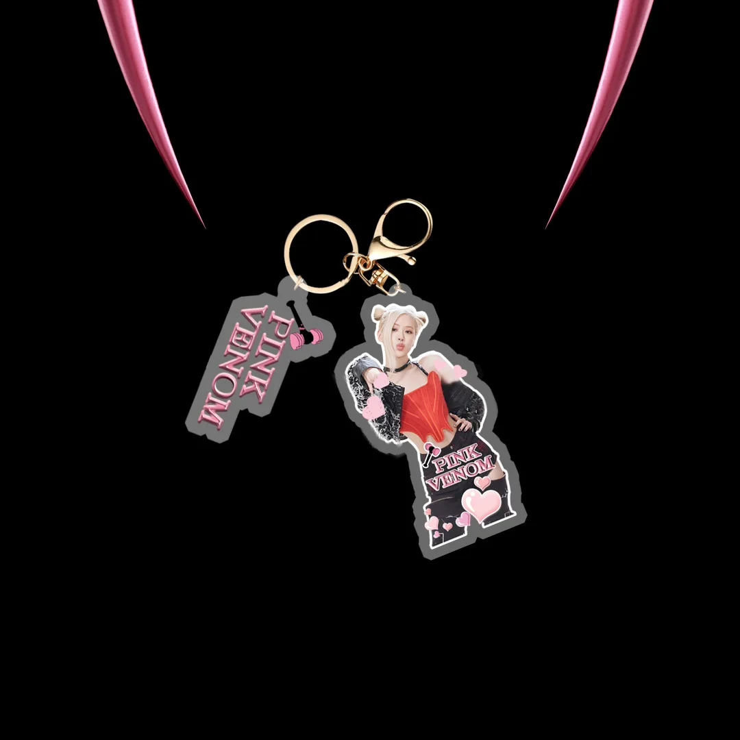 متوفر في المخزون مجموعة الفتيات الكورية ألبوم جديد سلسلة مفاتيح مصنوعة من الأكريليك ملحق قلادة نفس النمط حول هدية صورة بطاقة لوحة قائمة