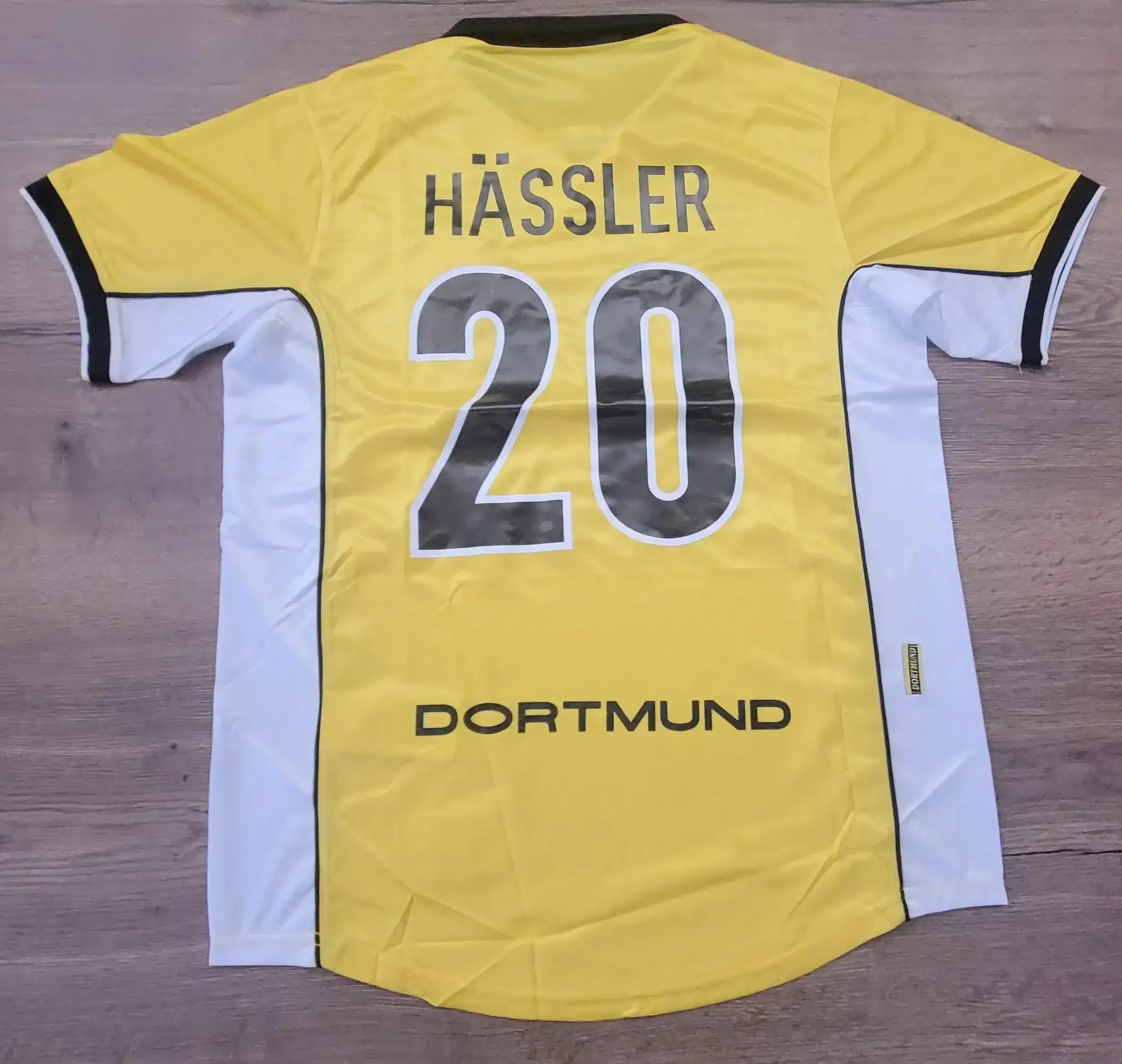 

Summer Men's Dortmund 1998 Hässler 20 Retro Football Shirt Jersey Soccer Football Motorcycle Shirt Adult BreathableQuick-Drying