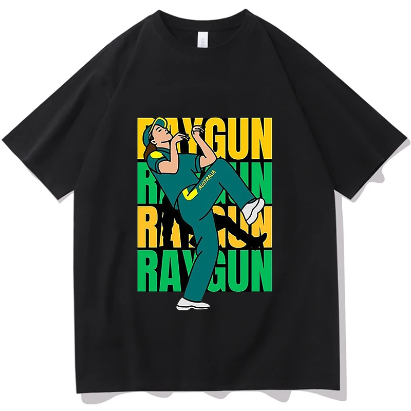 Woman Breakdancer Raygun Breakdancer T-Shirt Popular T-Shirts Short-Sleeve Y2K Funny Tops Summer Cotton O Neck Tees Streetwear