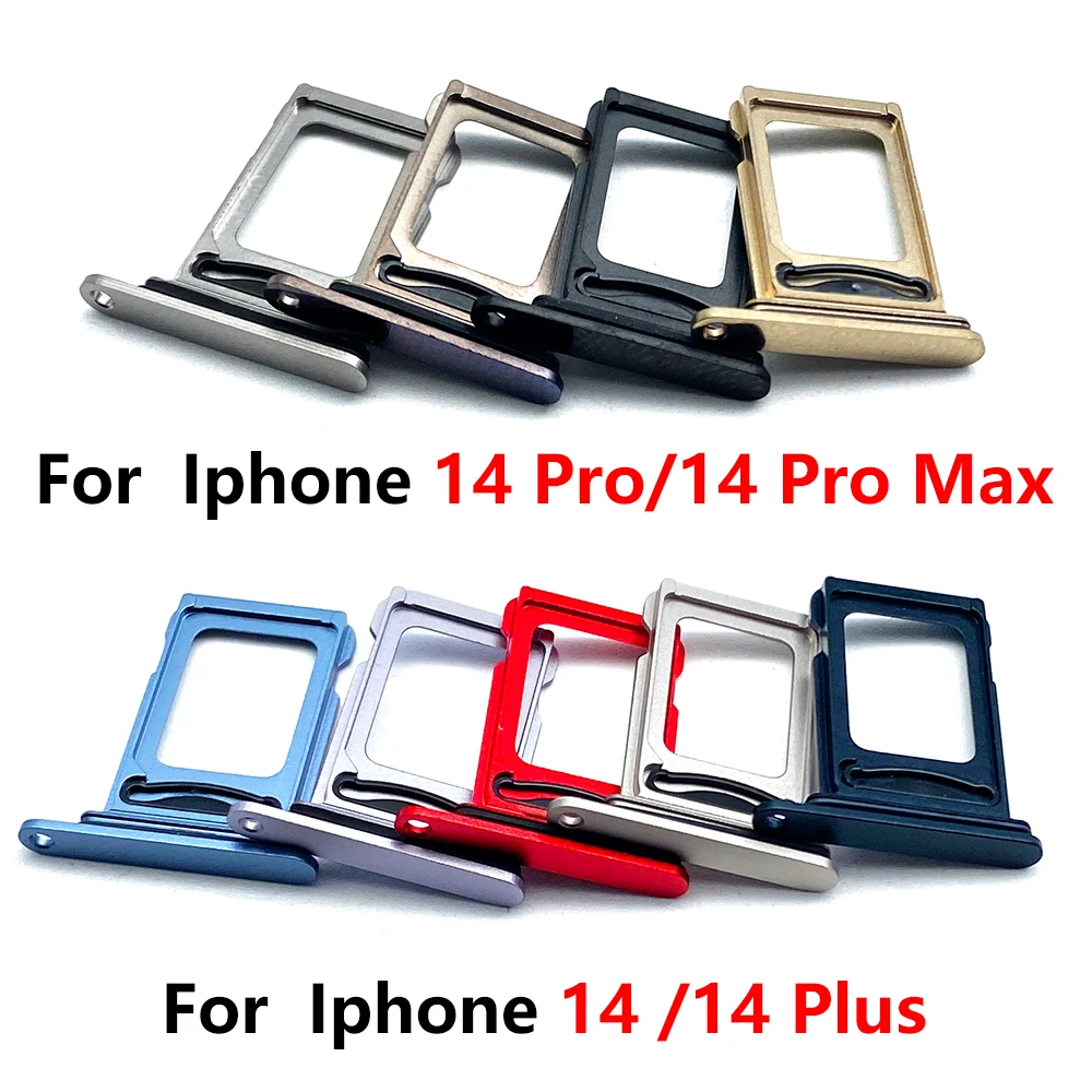 

For iPhone 14 Plus Dual Metal Sim Card Reader Connector Flex Cable For iPhone 14 Pro Max Sim Card Tray Slot Holder