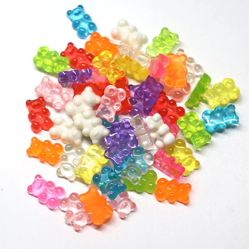 ชาร์มตกแต่งเล็บลายการ์ตูน 50 ชิ้น แบบผสม ตัวการ์ตูนน่ารัก หมี มนุษย์หิมะ ขนมหวาน อุปกรณ์ตกแต่งเล็บสำหรับงาน DIY ทำเล็บมือ งานฝีมือ