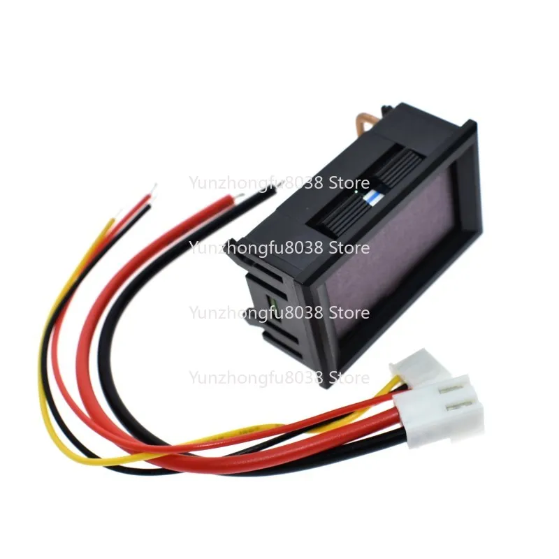 0.28 Inch Digital DC Voltmeter Ammeter 4-position 5-wire DC 200V 10A Voltage Ammeter Power Supply Red Blue Dual Display