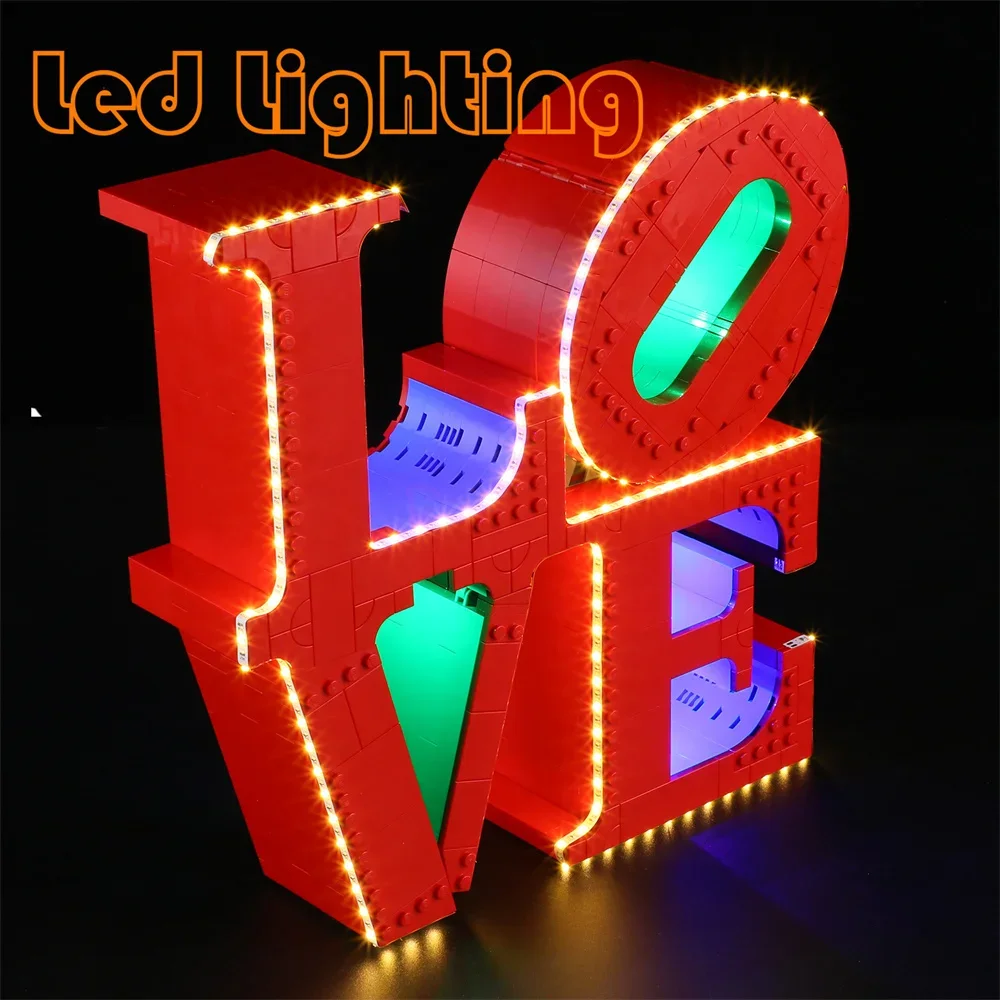 

Led Lighting Kit For LEGO LOVE Art And Crafts 31214 Not Include Block (Only Lighting Set)