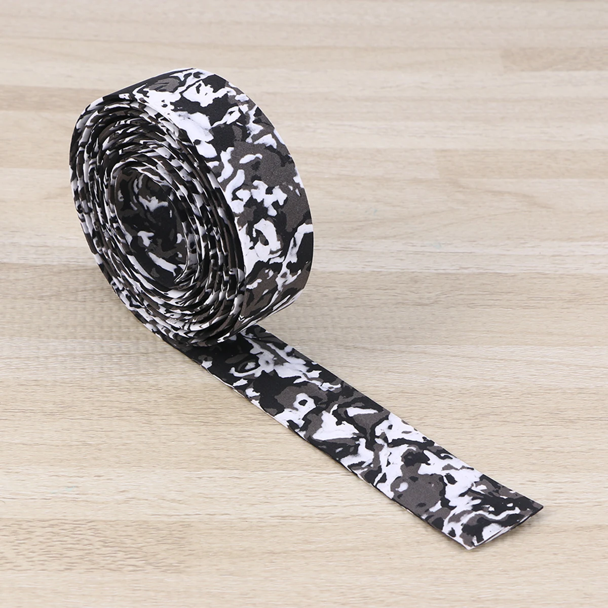 

2Pairs PU Handlebar Tape Mountain Bike Camouflage White Grey 200x3cm Lightweight Exercise