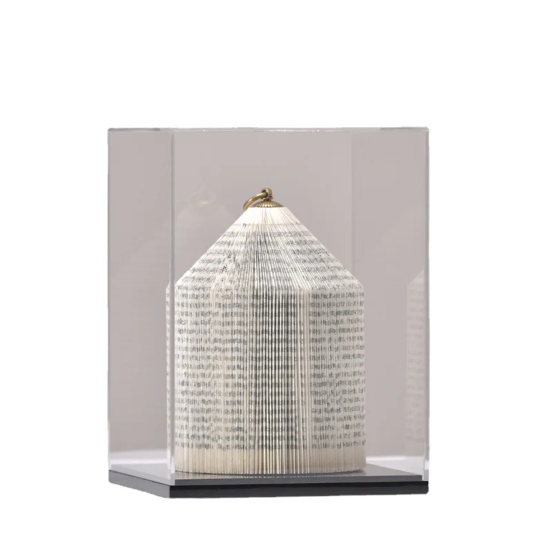 

Modern new Chinese style, origami acrylic cover paper art ornament, sample room coffee table, sales office partition display