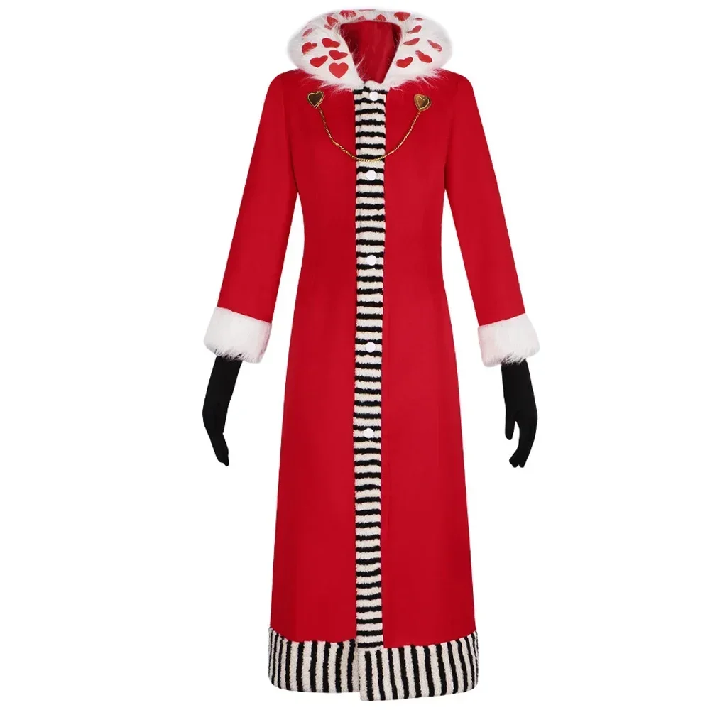 Cartoon 3V Valentino Cosplay Costume Suits Adult Unisex Overcoat Top Uniform Anime Outfits Hat Halloween Party Accessory Props