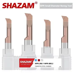 SHAZAM MPR Small Diameter Copy Boring Tools Tungsten Steel Carbide CNC Machine Seismic Resistant Inner Boring Hole Tool