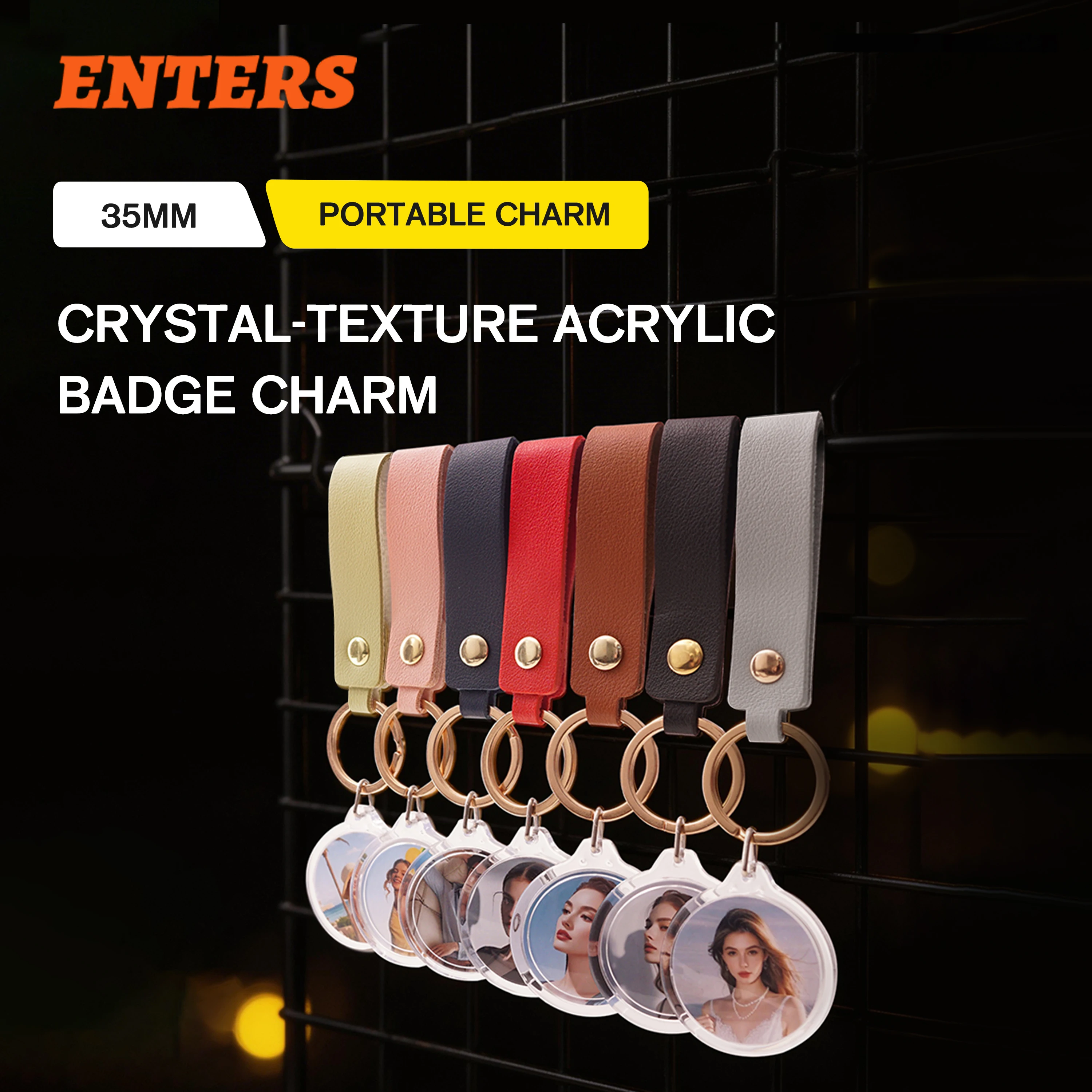 

35 мм, 100 комплектов, материалы для изготовления брелоков своими руками