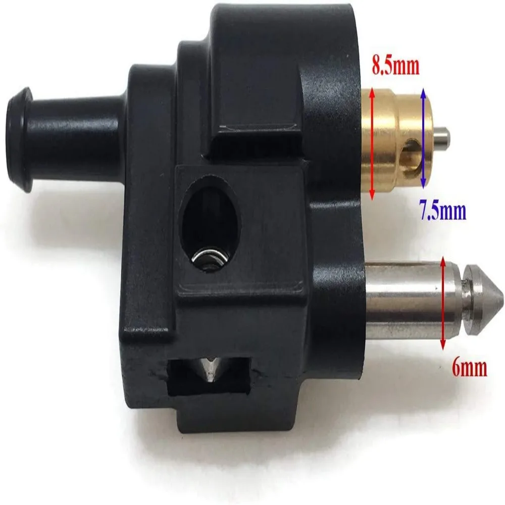 Fuel Line Connector For Outboard Motor Engine Kit Male & Female Plastic 2pc Set