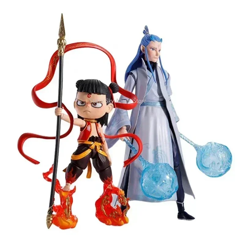 Bandai Tamashii S.h.figuarts SHF Nezha Birth of The Demon Child Ao Bing Collectible Model Cartoon Decor Children Toys