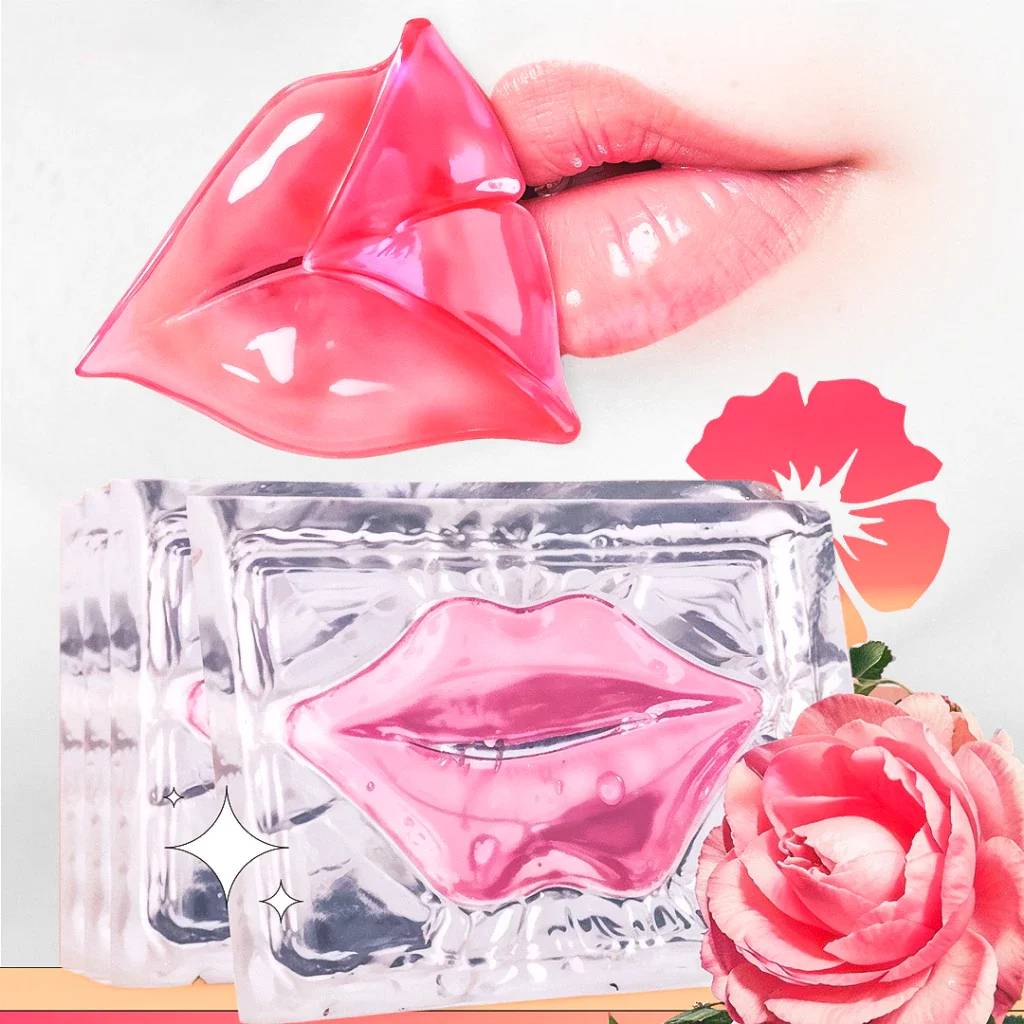 Kit 10 Máscara Labial Hidratante De Mel de Colágeno com Cristal Hidratante - Hidratação Profunda