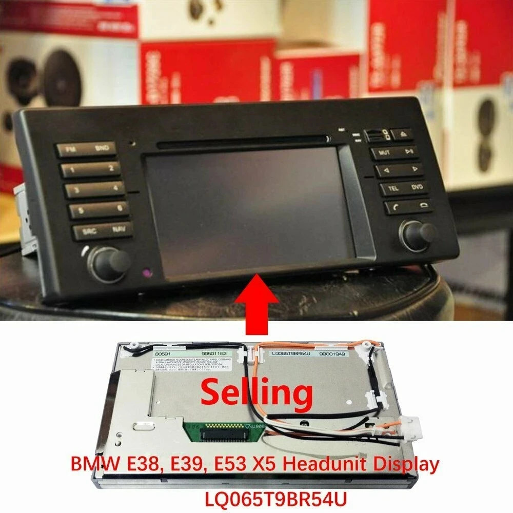 

Navigation TFT LCD display for BMW E38 E39 E46 LQ065T9BR5​1 LQ065T9BR5​2 LQ065T9BR