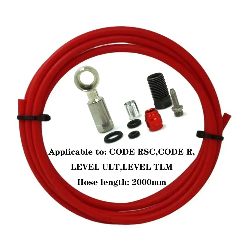 Hydraulic Disc Brake Cables Bicycle 2M Brake Hose Kit For-Sram-CODE R LEVEL Bike Connector Set Bicycle Brake Cables