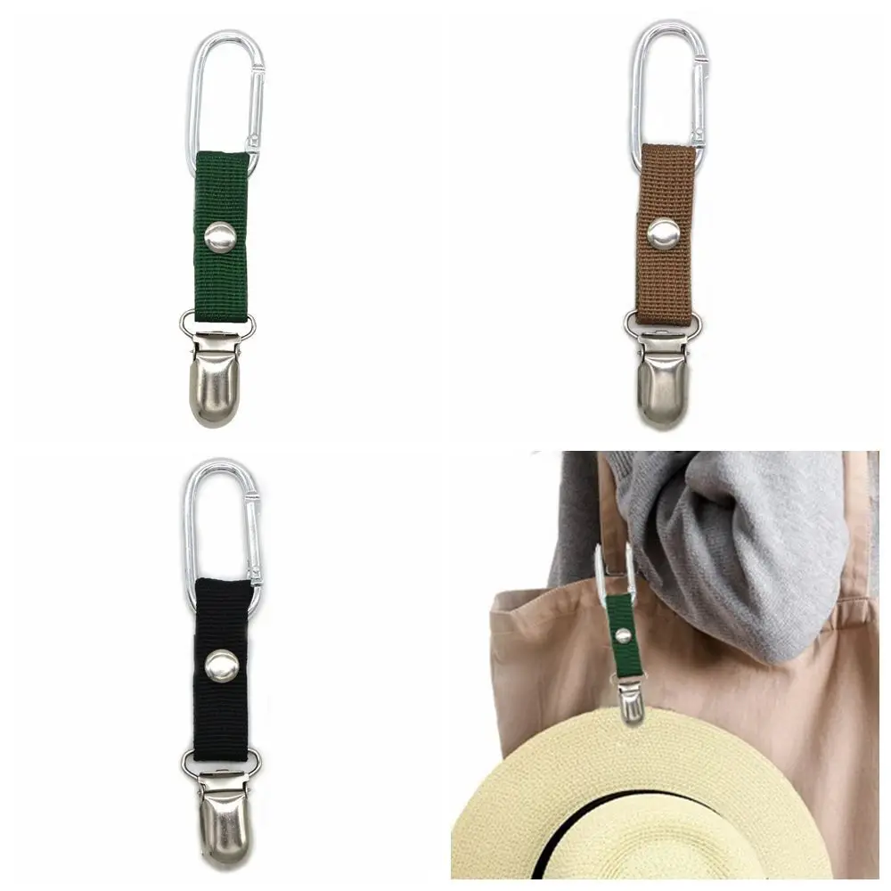for Travel Handbag Hat Clips Black Color Handbag Accessory Duck Clip Clasps Multifunctional Duck Clip Solid Color