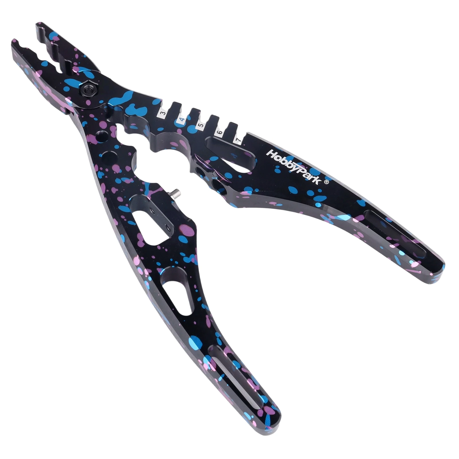 Hobbypark RC Shock Pliers Shock Shaft Tie Rod Clamp Ball Link Remover for 1/8 1/10 RC Crawler Drift Graffiti Splash