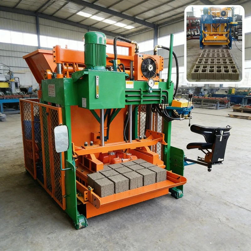 Customized High Efficiency Hydraulic Mobile Brick Machine for Cement Sand Soil Bricks Production