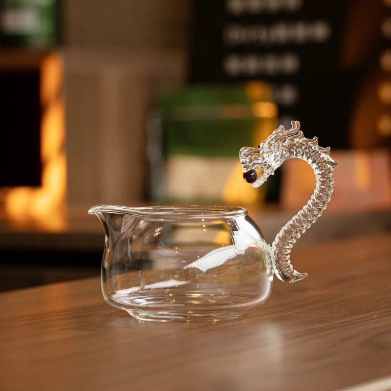 

Термостойкий стеклянный чайник Гонгдао с рисунком дракона, роскошный чайный набор, подарок для дома, офиса, церемоний