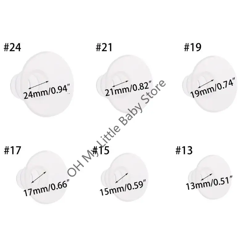 M76C مضخة الثدي شفة إدراج مضخات الرضاعة الطبيعية درع موصل ضيق سيليكون شفة إدراج ملحقات مضخة الثدي