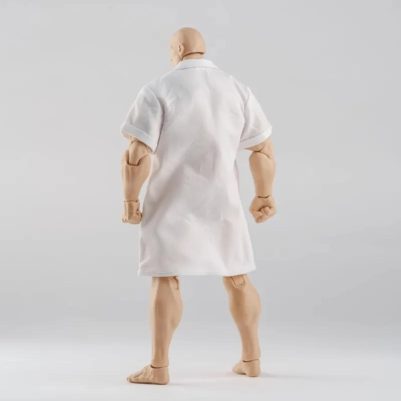 Manteau blanc de soldat du docteur, échelle 1/12, accessoires pour figurine d'action Baki Hanma, en stock