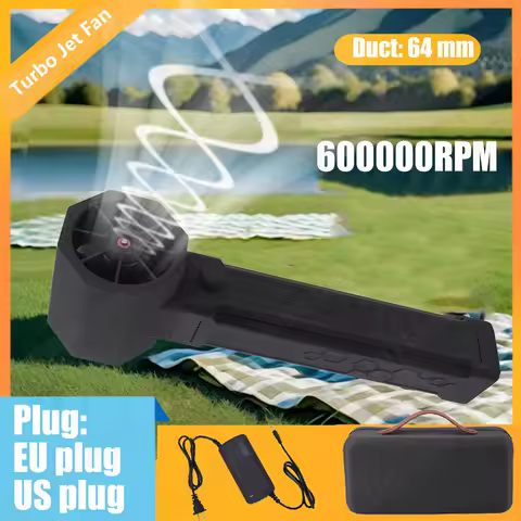 Turbo Jet Fan 64mm Blower Super Powerful 1500g Strong Wind Pressure Violent Fan 62m/s Wind Speed Turbo Jet Blower