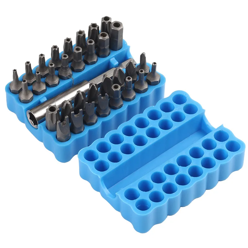 Bit Holder 32 Holes Bit Hex Shank Organiser Screwdriver Bit Holder Drill For Storage For 6.35MM Shank Storage Box
