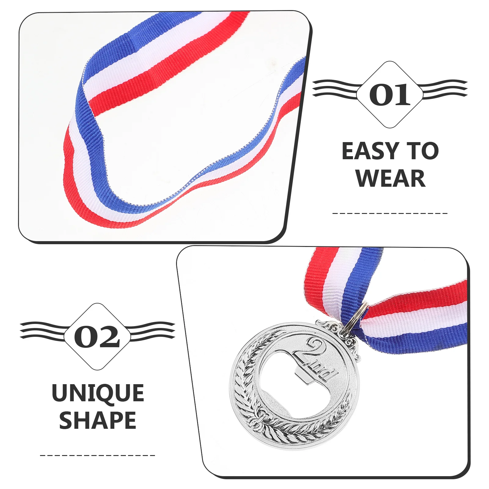 3 Stuks Medaille Vormige Flesopener Nieuwigheid Bier Deksel Remover Voor Partijen Bijeenkomsten Barman Gereedschap Keuken Gebruik Leuke Flesopener