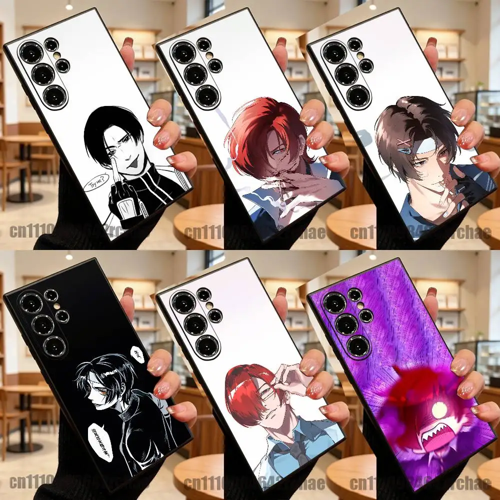 For Iori Yagami KOF K-King OF Fighters Kyo kusanagi Phone Case For Samsung S25,S24,S26,S22,S23,S30,S21,Fe,Lite,Ultra,Plus Cover
