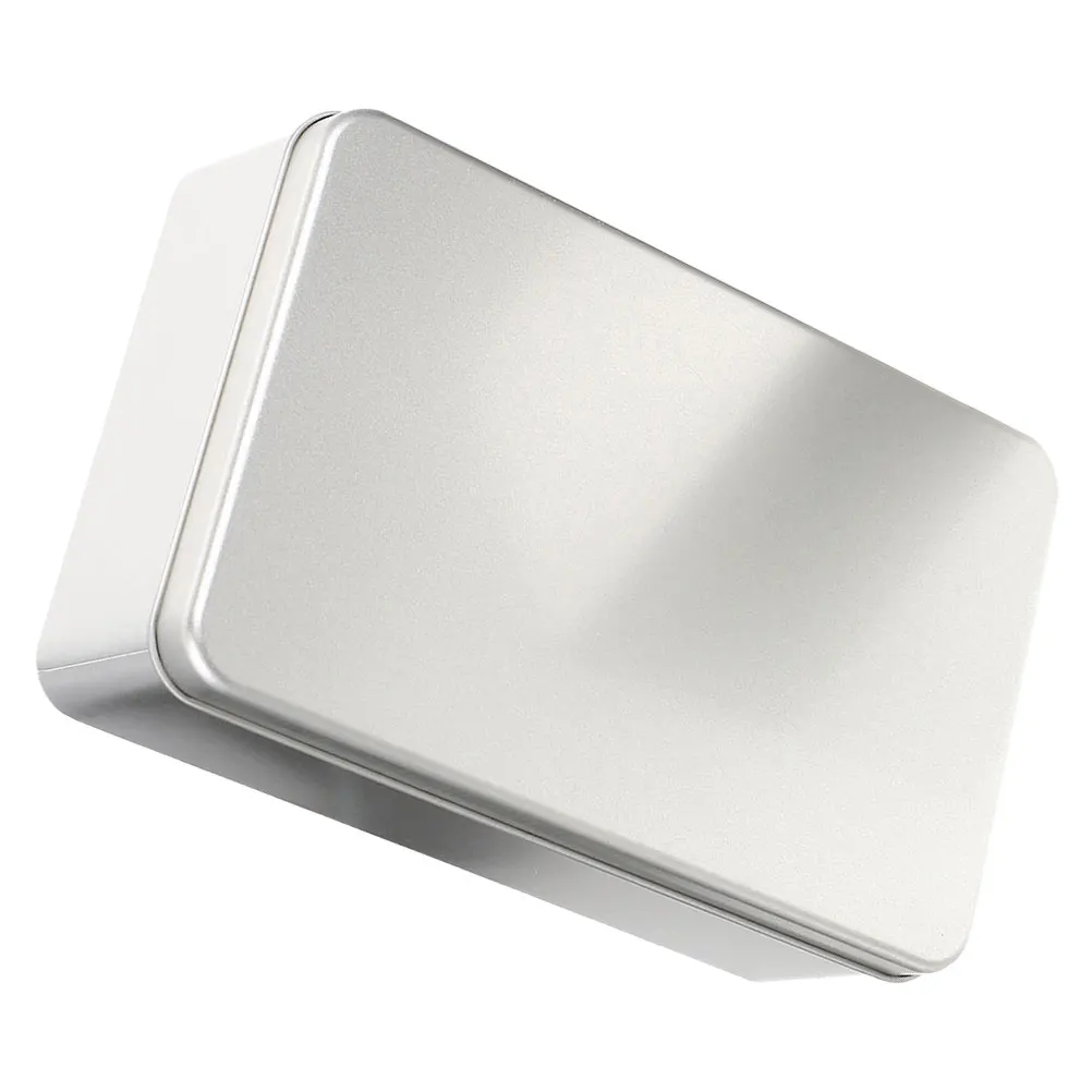 

Sturdy Tinplate Cookie Tin Candy Box Light Weight Party Gift Tins Frosted Lidded Bakery Packaging Boxes Small Items Bulk