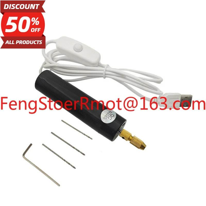 

Портативная мини-электрическая дрель, ручная просверленная ручка для пробивания отверстий, электрическая шлифовка для изготовления эпоксидной смолы, сделай сам, поделки из дерева