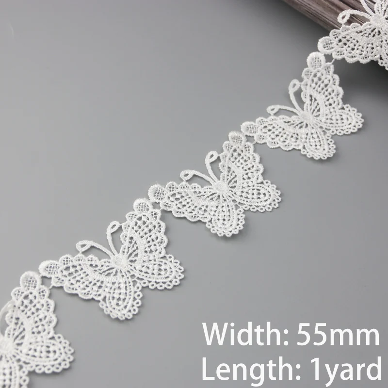 (1 yards/lot) white Handmade  lace lace jewelry patchwork material  lace ribbon DIY sewing garment accessories