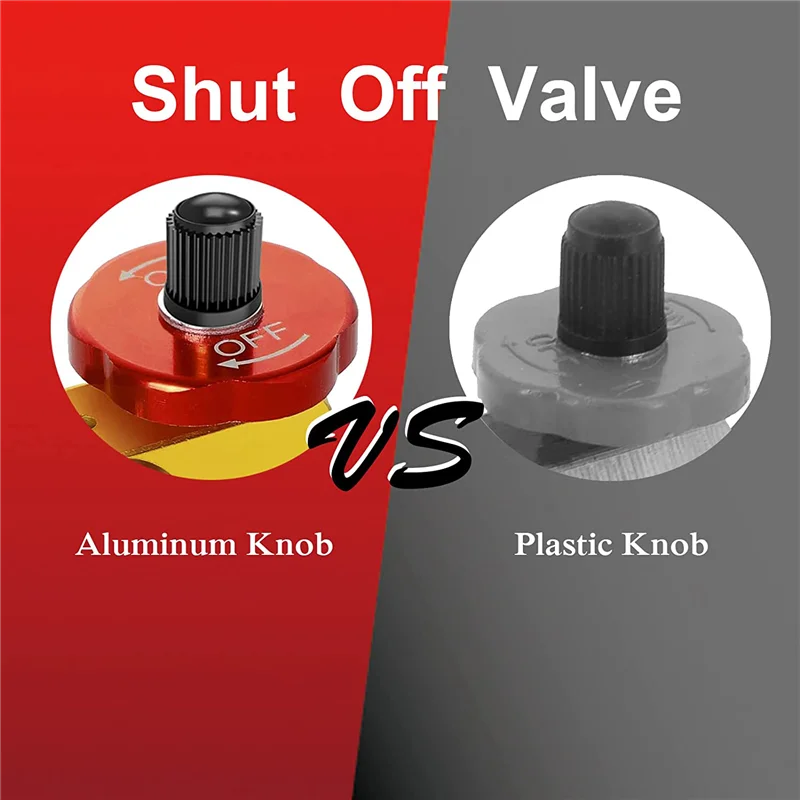 ABSE-2er-Pack Lufttankverteiler mit Füllanschluss, Sicherheitsventil und 1/2 Zoll NPT-Tank x 1/4 Zoll NPT-Schlauch x 1/8 Zoll NPT-Messgerät