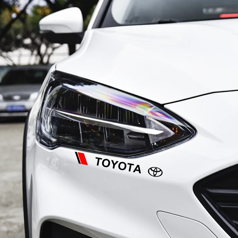 4 قطعة مقبض الباب تصفيف السيارة ملصقات عاكسة الفينيل الديكور لتويوتا لاند كروزر يارس كامري RAV4 كورولا برادو برادو T #5