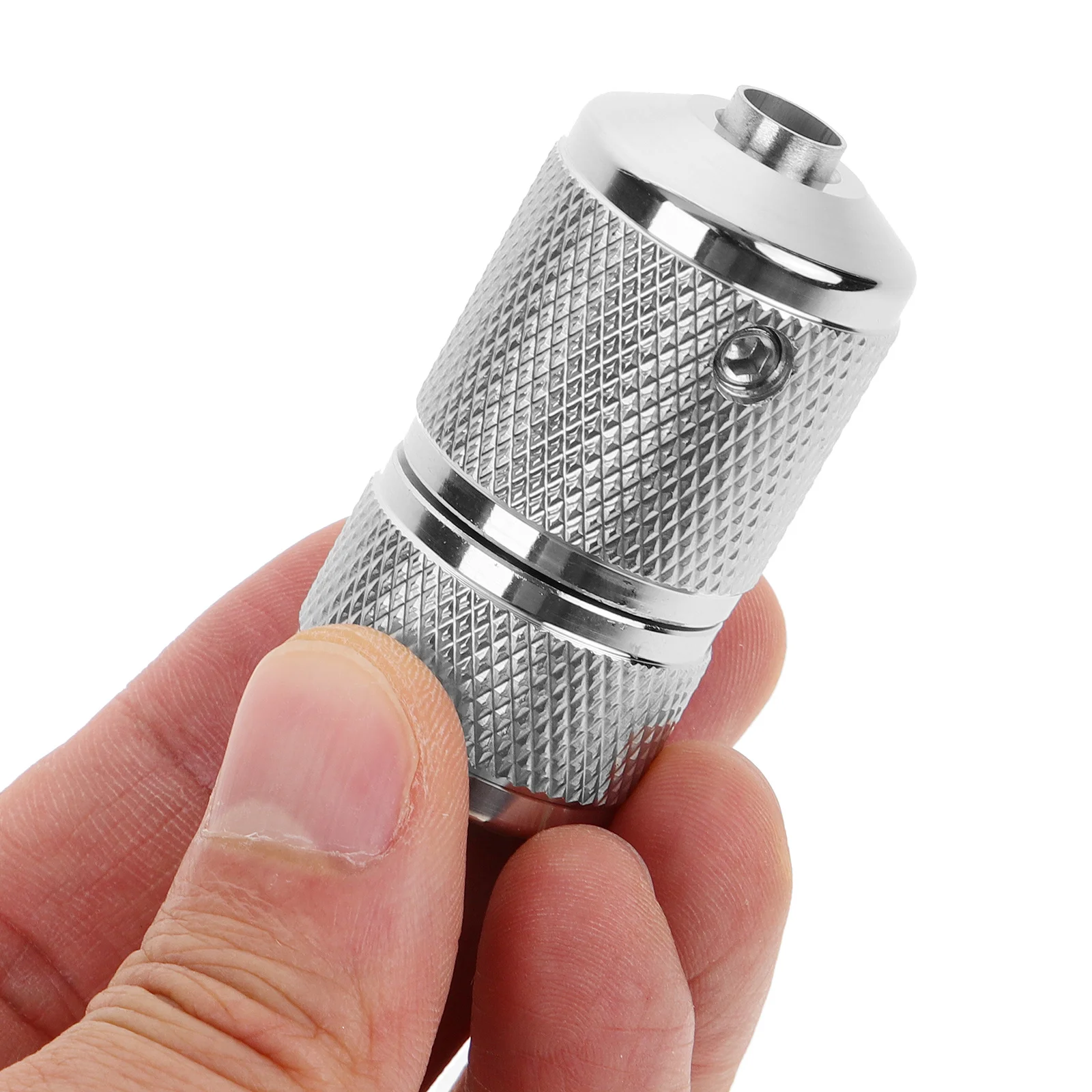 

Stainless Steel Tattoo Self Locking Grip 25mm Durable Non Slip Ratching Design Metal Grips Professional Body Art