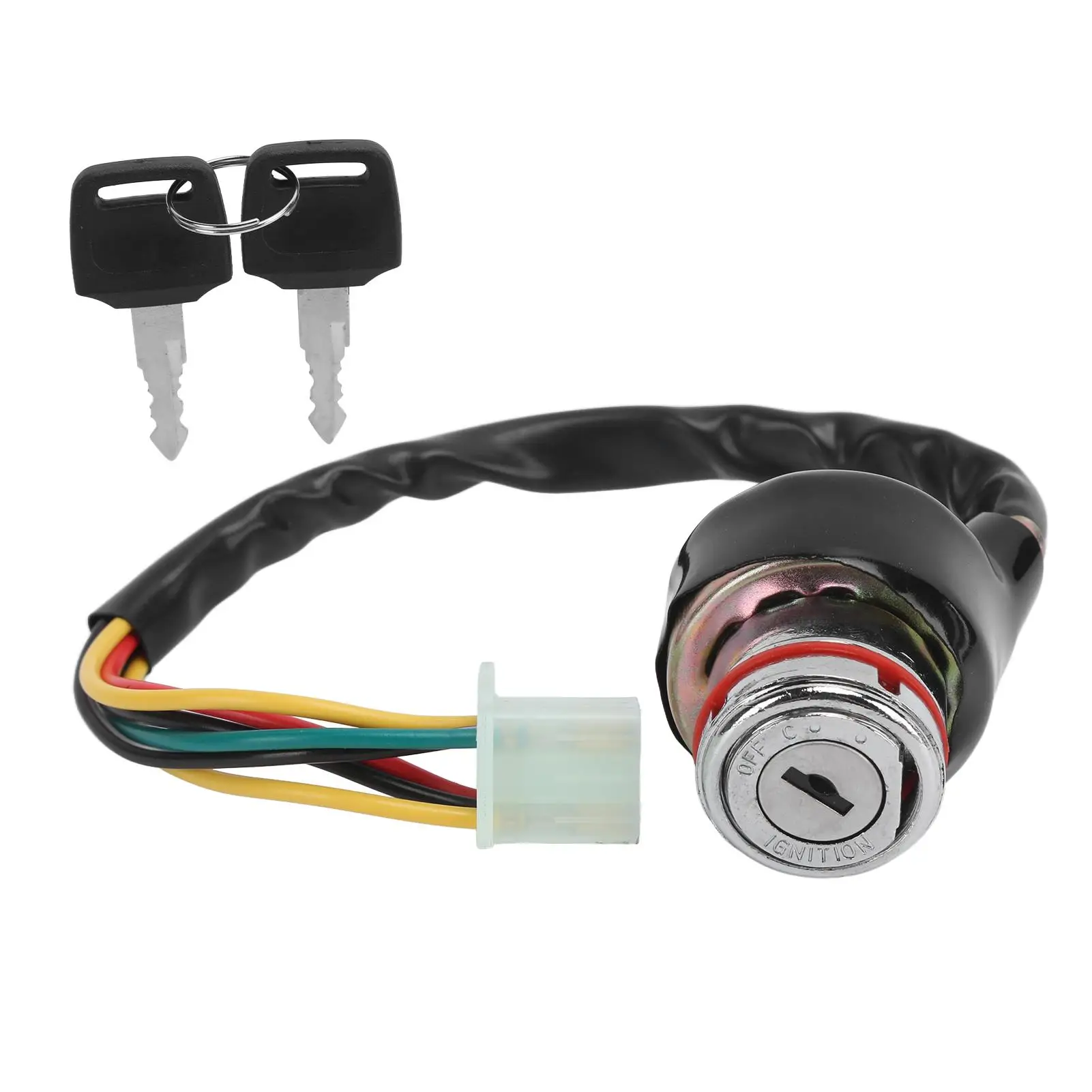 Anti-Corrosion Ignition Lock Switch with 2 Keys for chinese 50cc-125cc Go-Karts