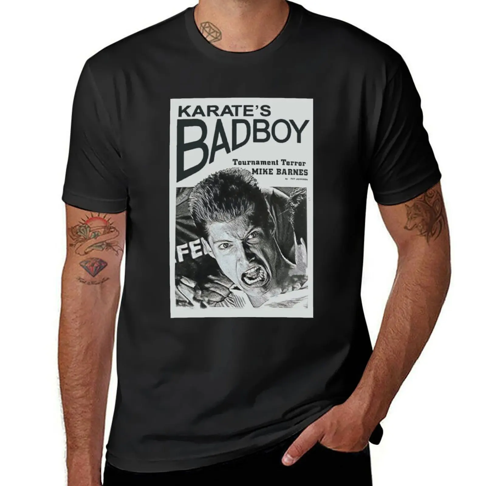 

Mike Barnes Karate's Bad Boy Poster Classic T Shirt T-Shirt cute tops plus size men clothing